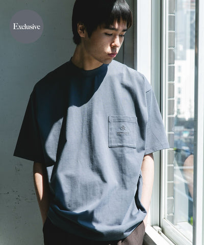 Snow Peak Apparel×DOORS　POCKET LOGO SHORT-SLEEVE T-SHIRTS / 口袋刺繡短袖T恤