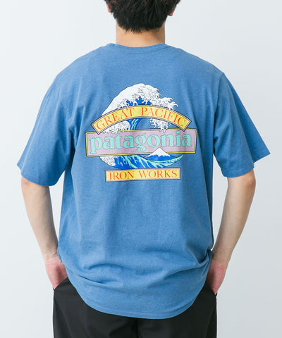 Patagonia GREAT WAVES RE-T-SHIRTS / 波紋 重磅純棉 短袖t恤