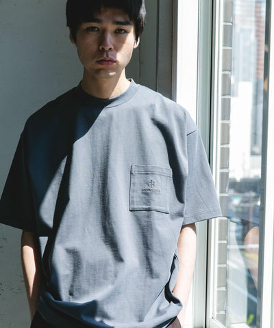 Snow Peak Apparel×DOORS　POCKET LOGO SHORT-SLEEVE T-SHIRTS / 口袋刺繡短袖T恤