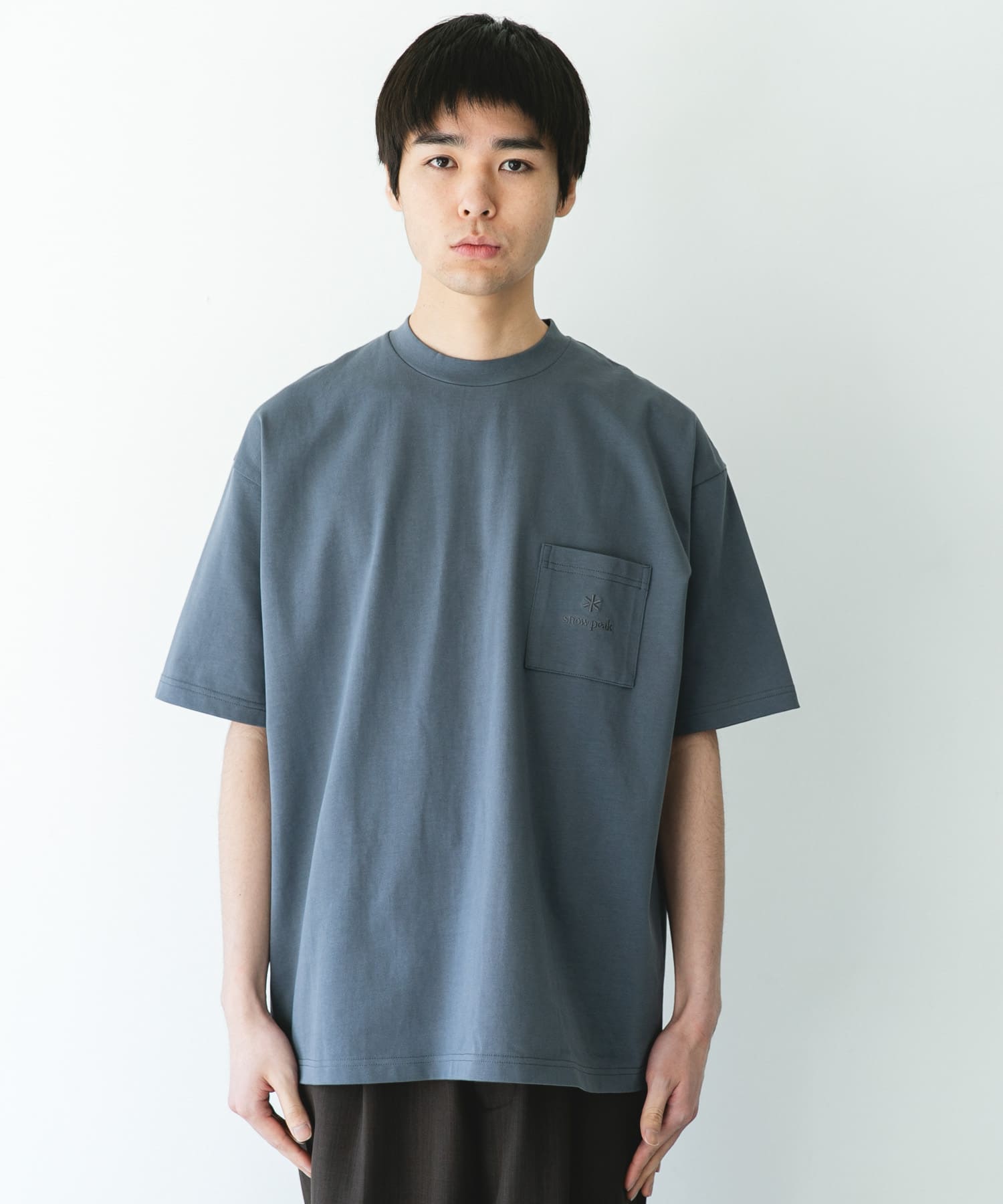 Snow Peak Apparel×DOORS　POCKET LOGO SHORT-SLEEVE T-SHIRTS / 口袋刺繡短袖T恤