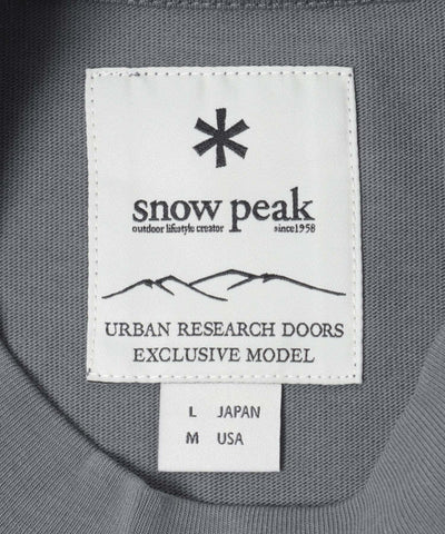 Snow Peak Apparel×DOORS　POCKET LOGO SHORT-SLEEVE T-SHIRTS / 口袋刺繡短袖T恤