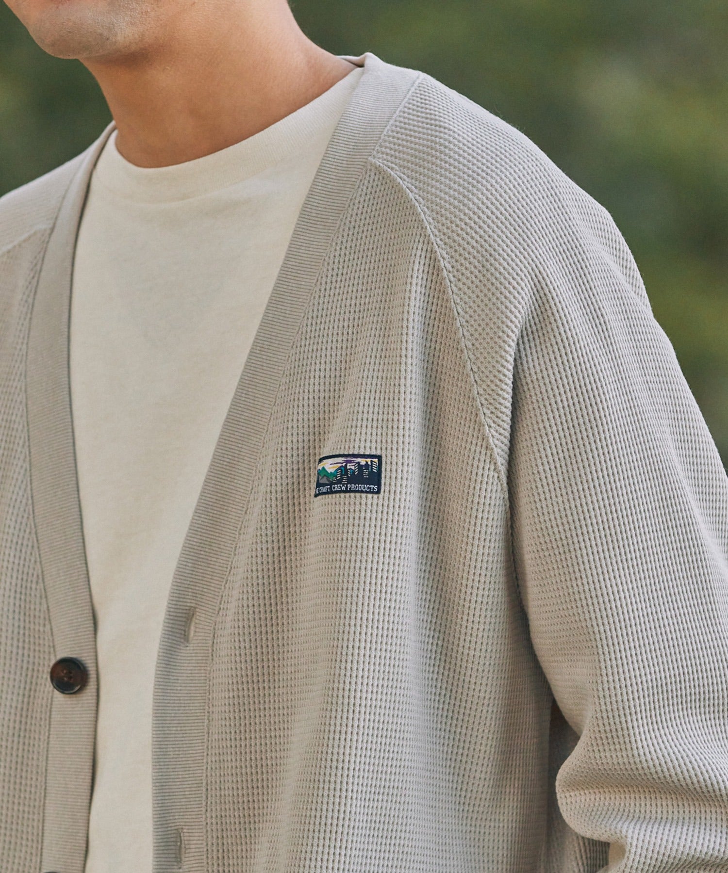 THE CRAFT CREW PRODUCTS / 立體 插肩袖 開襟衫