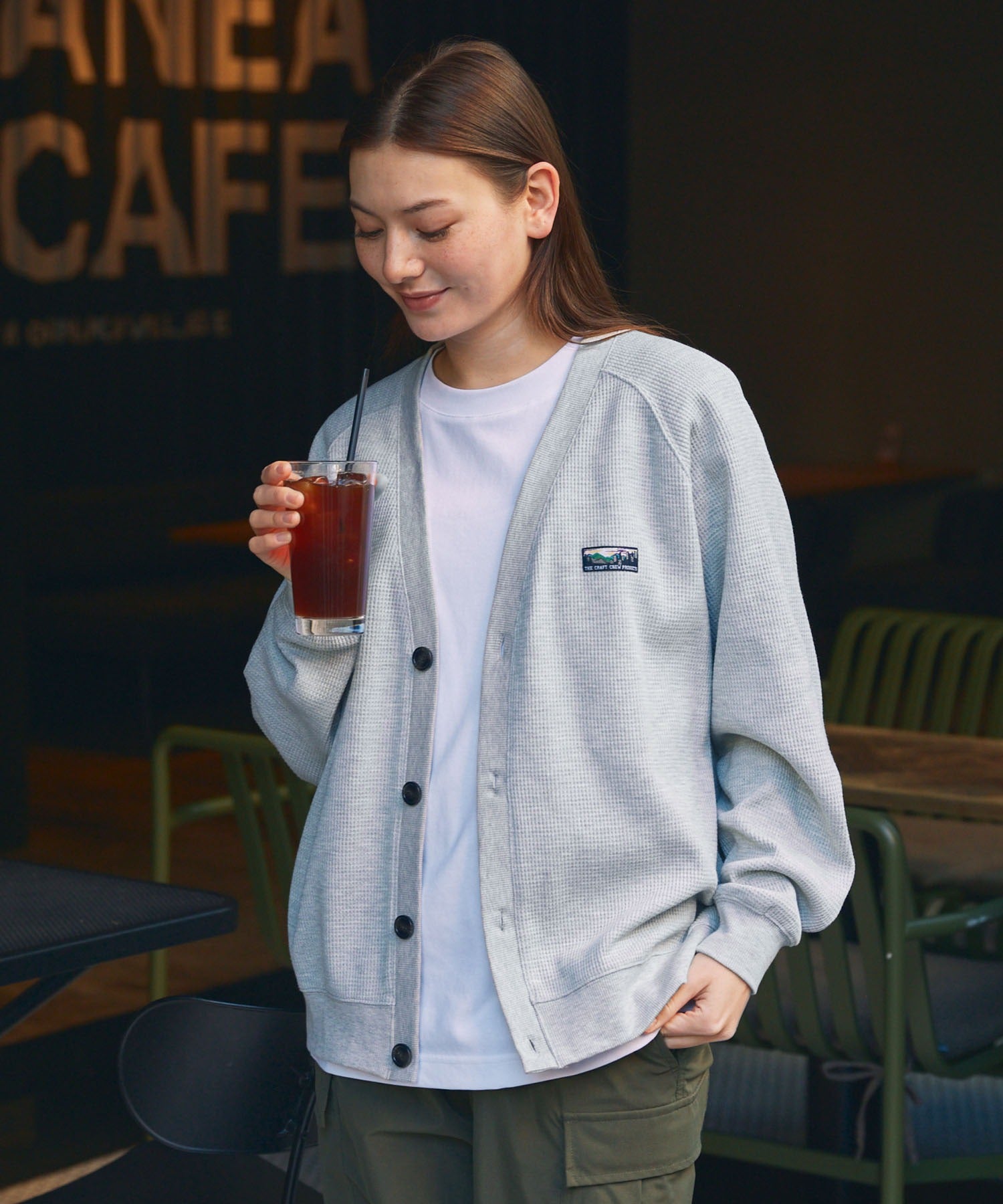 THE CRAFT CREW PRODUCTS / 立體 插肩袖 開襟衫