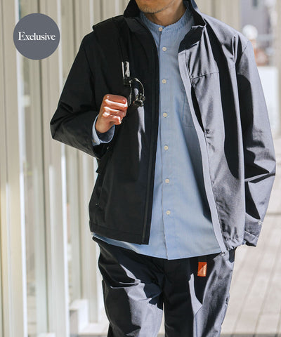 +phenix WINDSTOPPER by GORE-TEX LABS 立領防風外套