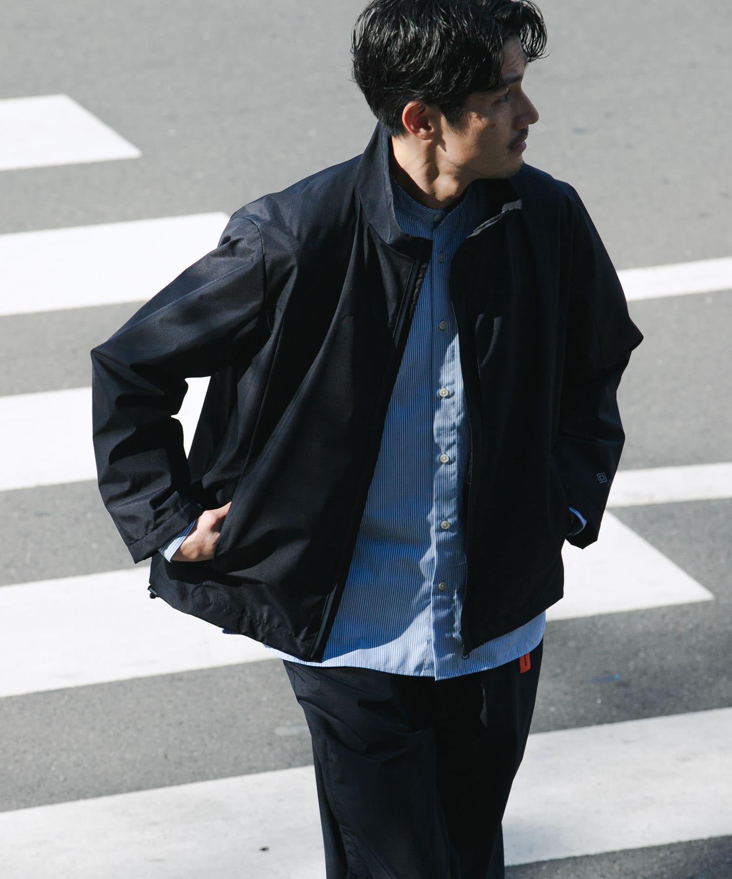 +phenix WINDSTOPPER by GORE-TEX LABS 立領防風外套