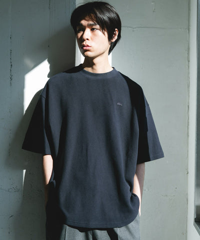 LACOSTE×DOORS　THICK PIQUE ROUND SHORT-SLEEVE / 厚磅鹿子布圓領短袖T恤
