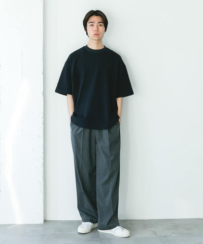 LACOSTE×DOORS　THICK PIQUE ROUND SHORT-SLEEVE / 厚磅鹿子布圓領短袖T恤