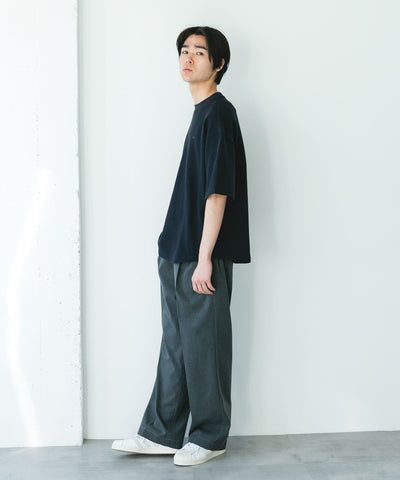 LACOSTE×DOORS　THICK PIQUE ROUND SHORT-SLEEVE / 厚磅鹿子布圓領短袖T恤