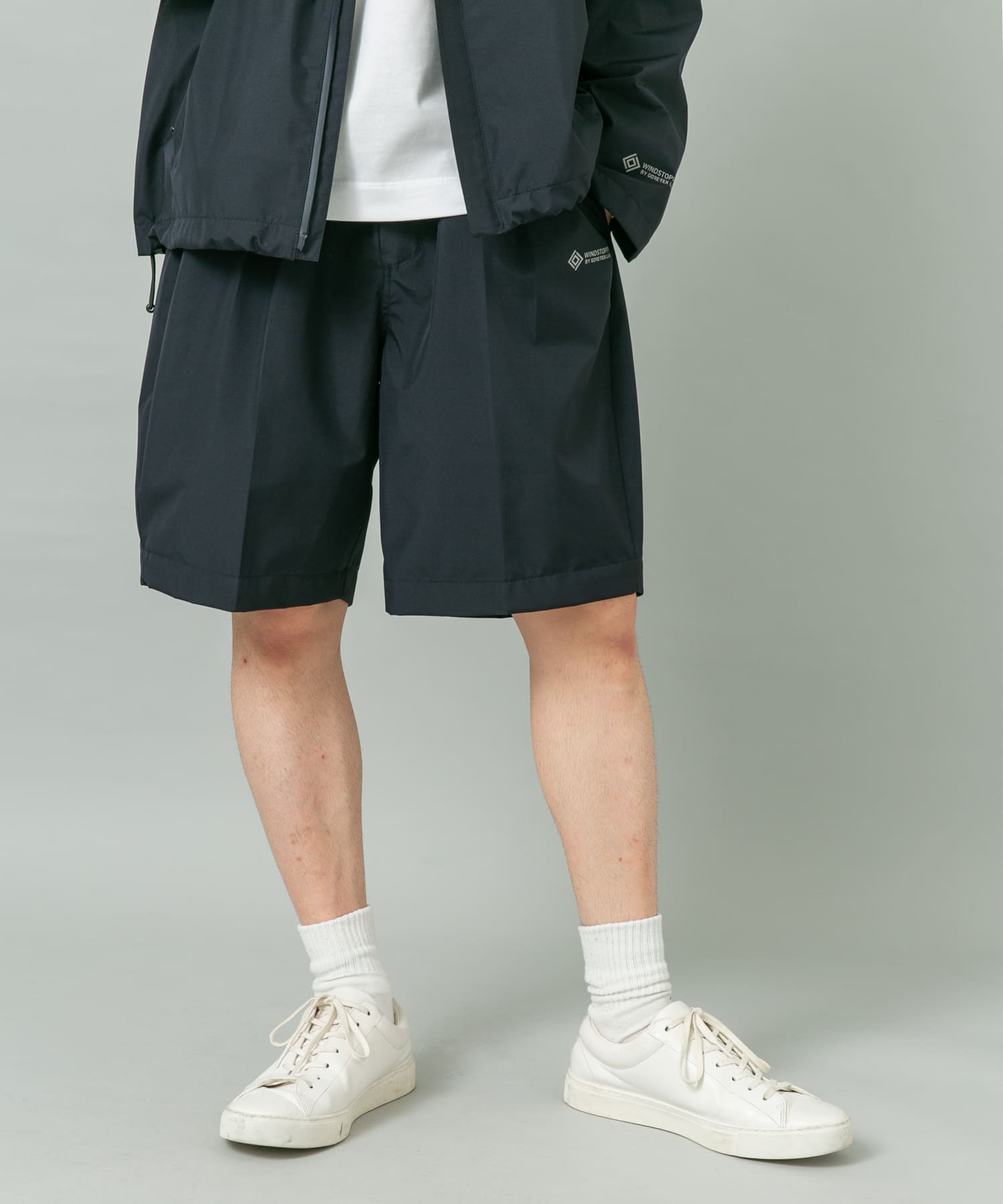 +phenix WINDSTOPPER / 機能打褶短褲