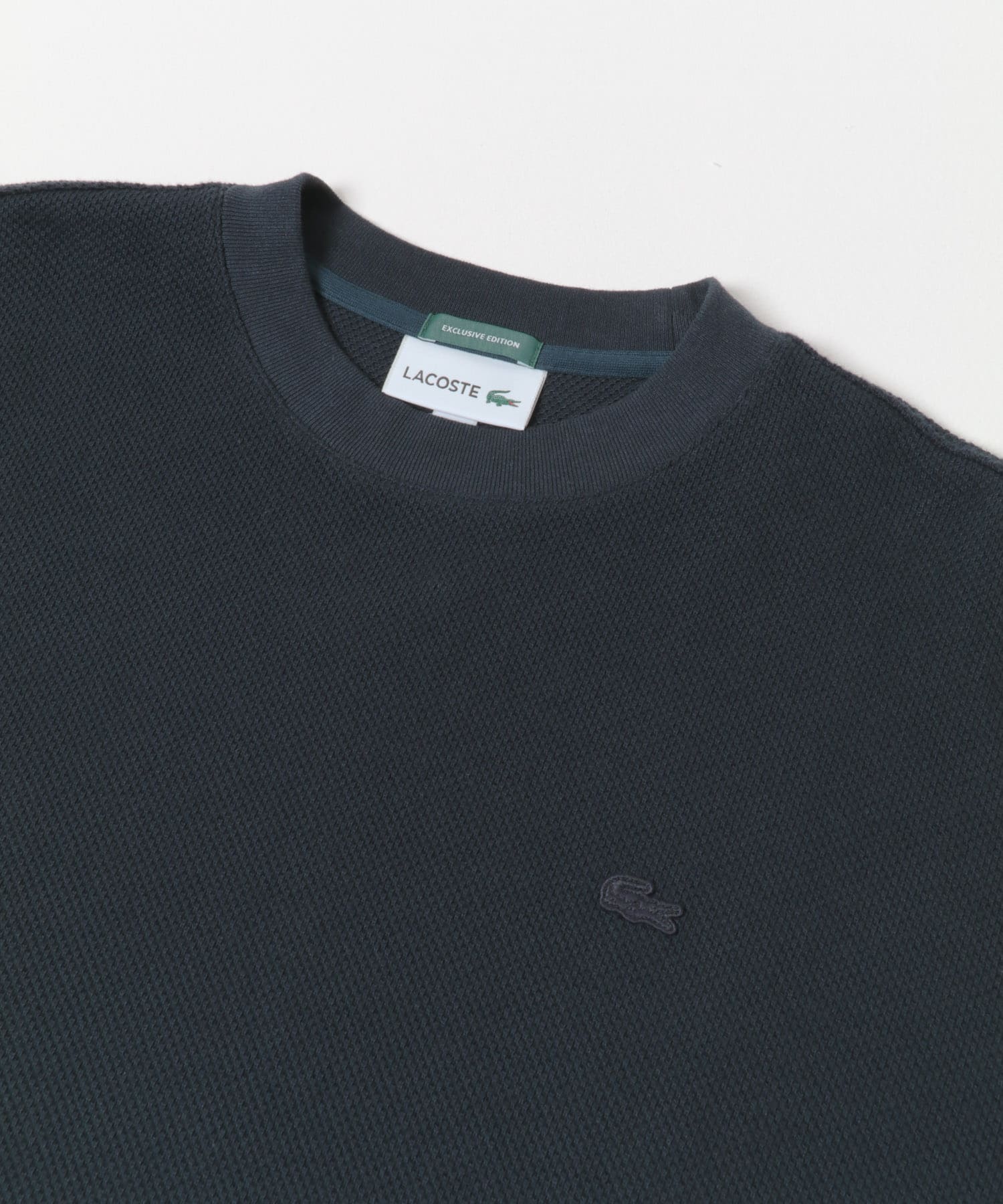 LACOSTE×DOORS　THICK PIQUE ROUND SHORT-SLEEVE / 厚磅鹿子布圓領短袖T恤