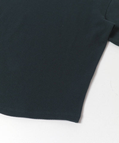 LACOSTE×DOORS　THICK PIQUE ROUND SHORT-SLEEVE / 厚磅鹿子布圓領短袖T恤