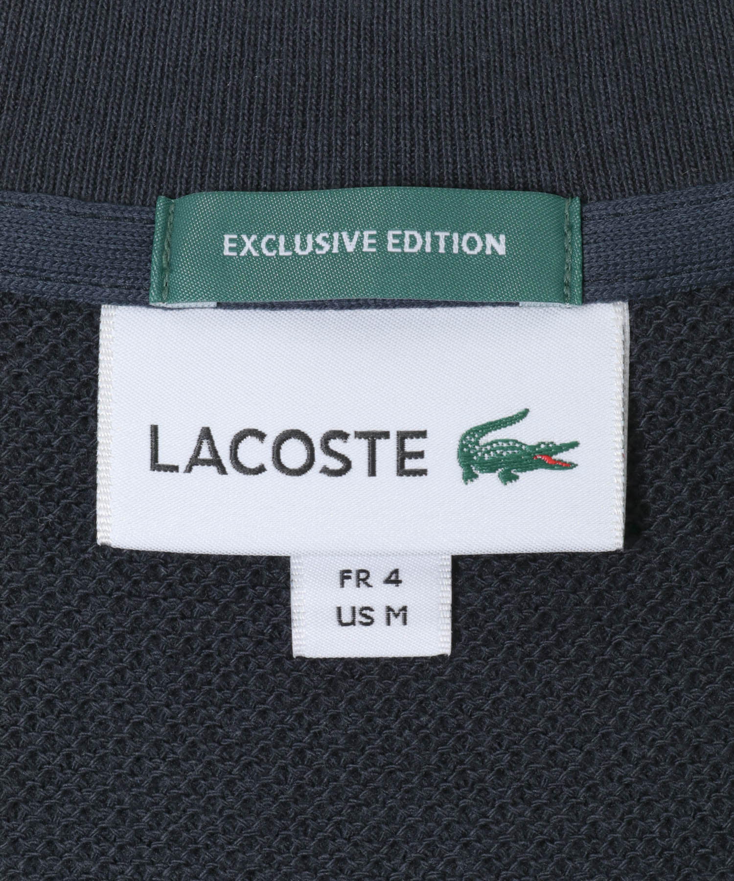 LACOSTE×DOORS　THICK PIQUE ROUND SHORT-SLEEVE / 厚磅鹿子布圓領短袖T恤