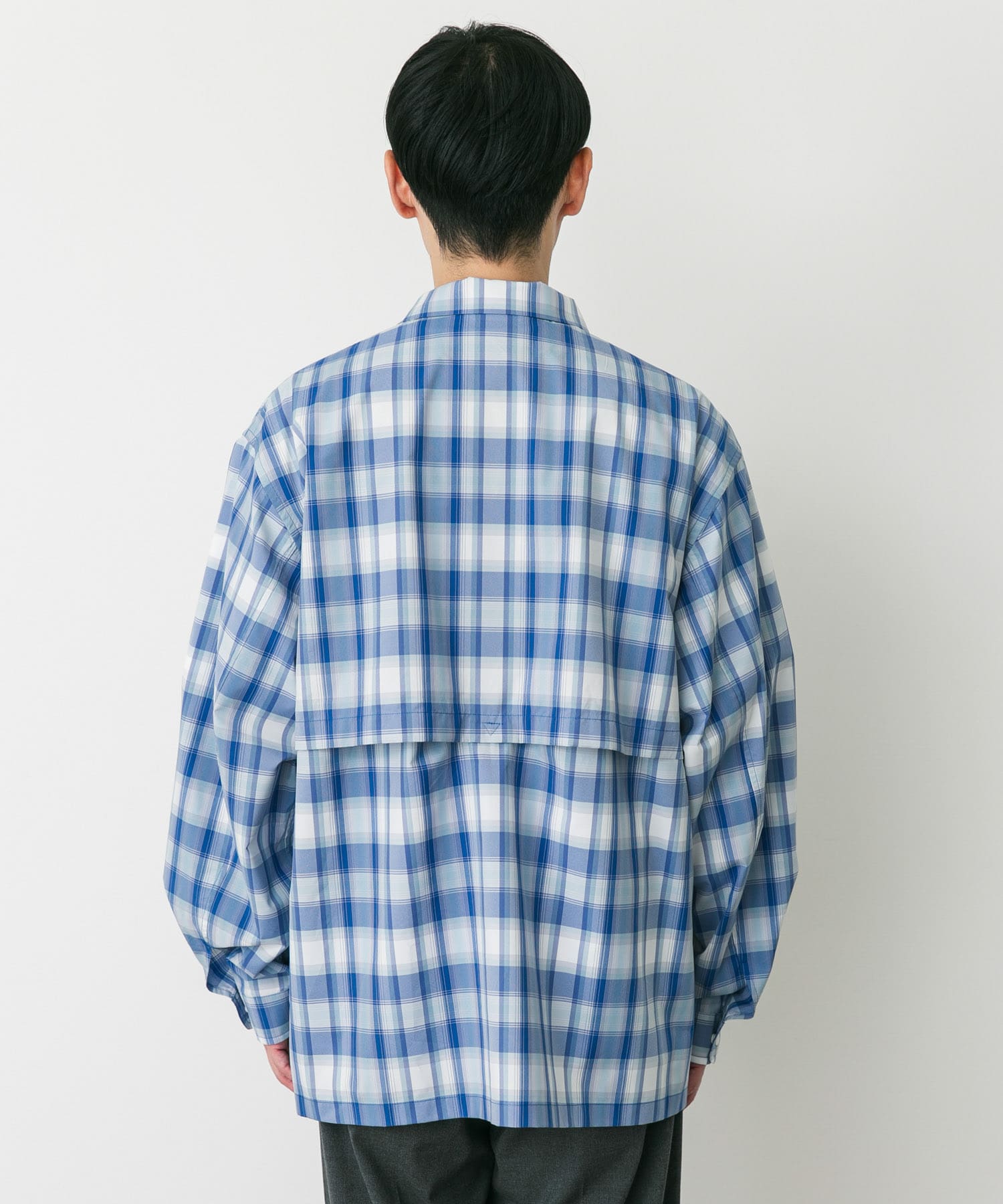 Snow Peak Snow Peak Apparel　FADE CHECK BREEZY SHIRTS / 淡色漸層格紋透氣襯衫