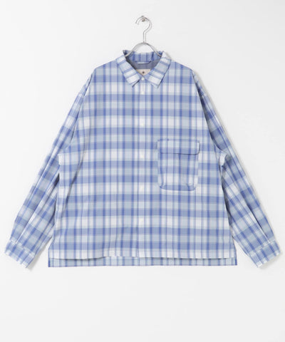 Snow Peak Snow Peak Apparel　FADE CHECK BREEZY SHIRTS / 淡色漸層格紋透氣襯衫