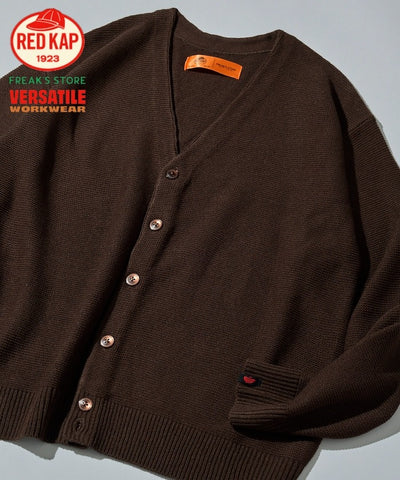 RED KAP × FREAK'S STORE / 畦編素色針織外套（日本聯名限定）