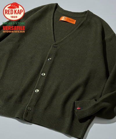 RED KAP × FREAK'S STORE / 畦編素色針織外套（日本聯名限定）