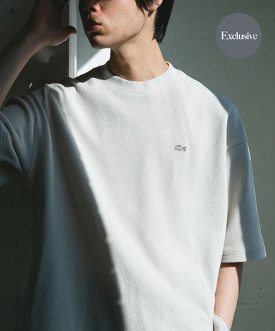 LACOSTE×DOORS　THICK PIQUE ROUND SHORT-SLEEVE / 厚磅鹿子布圓領短袖T恤
