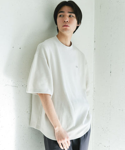 LACOSTE×DOORS　THICK PIQUE ROUND SHORT-SLEEVE / 厚磅鹿子布圓領短袖T恤
