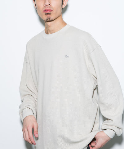 LACOSTE × DOORS / 重磅網眼布長袖T恤（日本聯名限定）