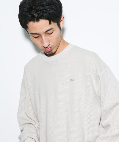 LACOSTE × DOORS / 重磅網眼布長袖T恤（日本聯名限定）