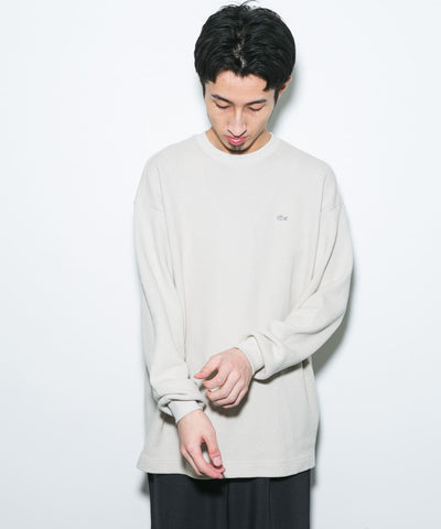 LACOSTE × DOORS / 重磅網眼布長袖T恤（日本聯名限定）