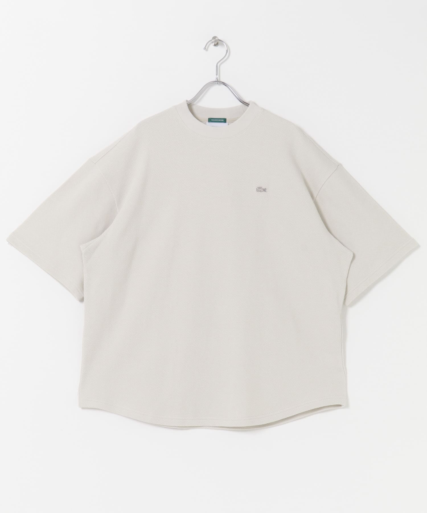 LACOSTE×DOORS　THICK PIQUE ROUND SHORT-SLEEVE / 厚磅鹿子布圓領短袖T恤