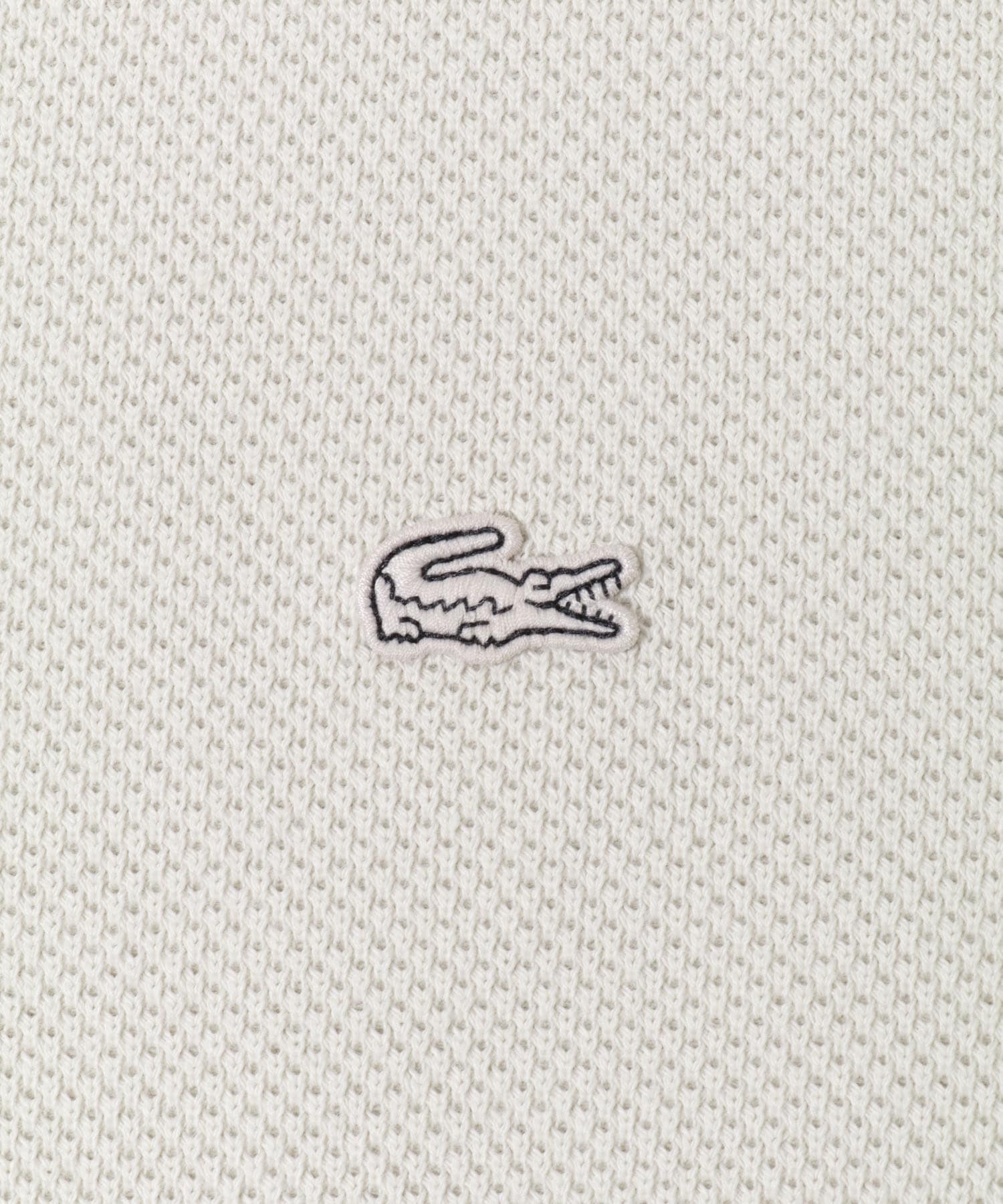 LACOSTE×DOORS　THICK PIQUE ROUND SHORT-SLEEVE / 厚磅鹿子布圓領短袖T恤