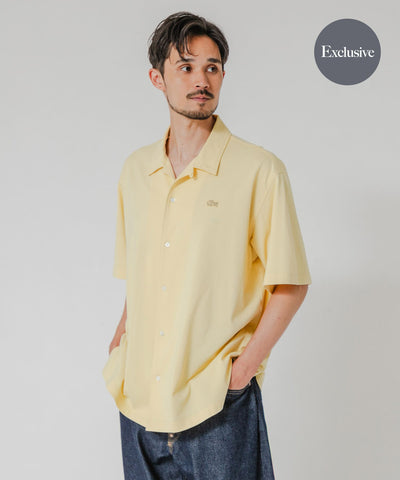 LACOSTE×URBAN RESEARCH　FUNCTIONAL PIQUE OP SHIRTS / 機能珠地開領襯衫