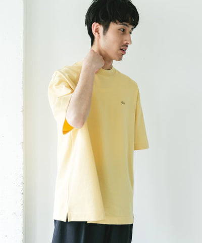 LACOSTE×DOORS　MOSS STITCH SHORT-SLEEVE T-SHIRTS / 鹿子布寬鬆短袖T恤