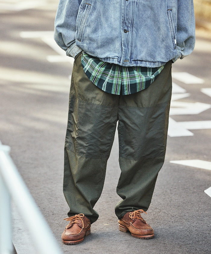 NAUTICA JP / 尼龍異材質拼接工裝長褲