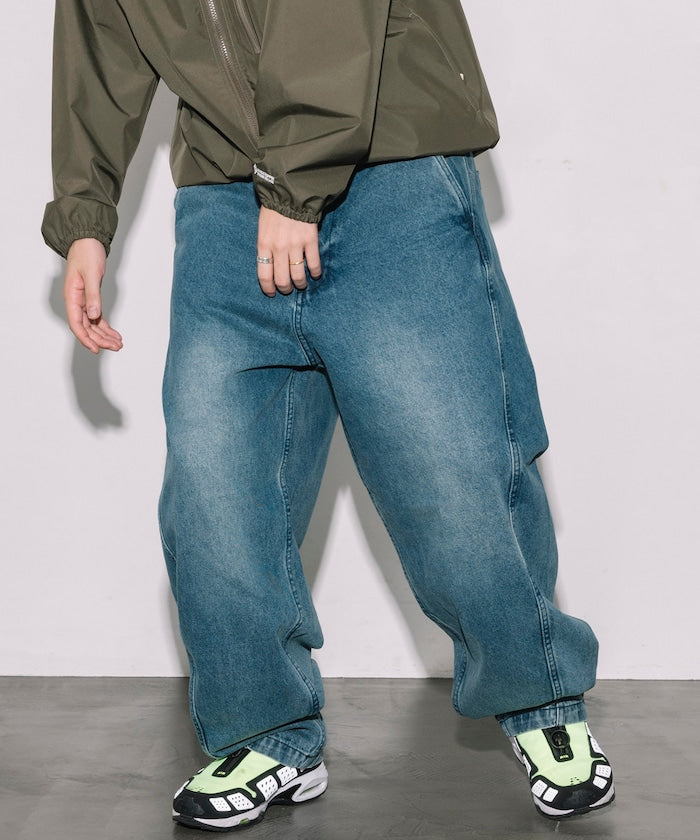 FREAK’S STORE / 立體扭紋輪廓 牛仔褲