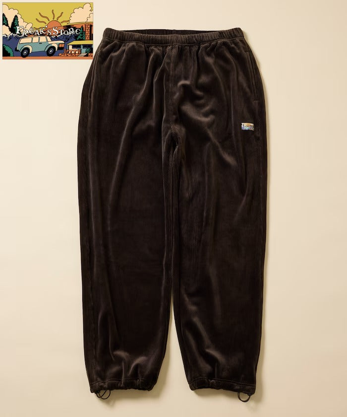 FREAK'S STORE / 寬鬆燈芯絨內刷毛鬆緊褲