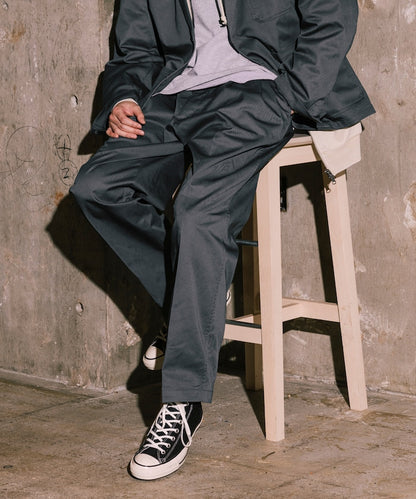 RED KAP 別注 SMU PT-38 SETUP 2TUCK WIDE PANTS / 兩褶寬版工作長褲