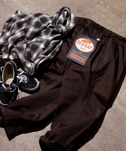 RED KAP 別注 SMU PT-38 SETUP 2TUCK WIDE PANTS / 兩褶寬版工作長褲