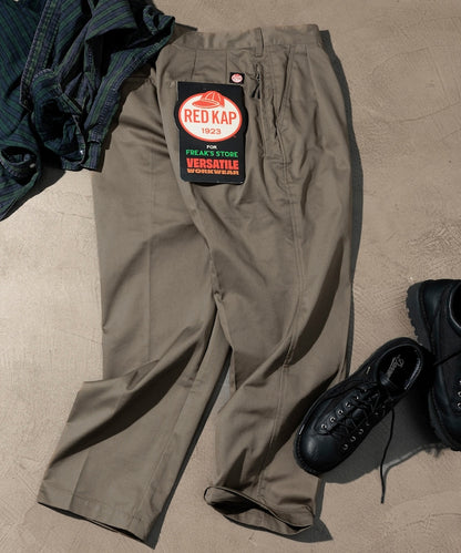 RED KAP 別注 SMU PT-38 SETUP 2TUCK WIDE PANTS / 兩褶寬版工作長褲