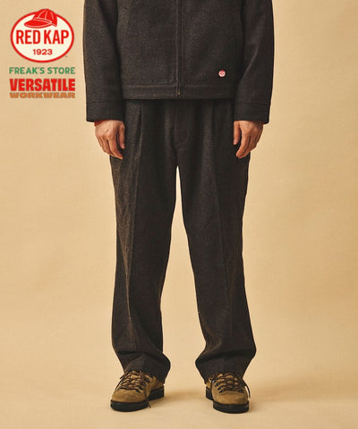RED KAP × FREAK'S STORE / PT-38 雙褶斜紋軟呢寬褲（日本聯名限定）