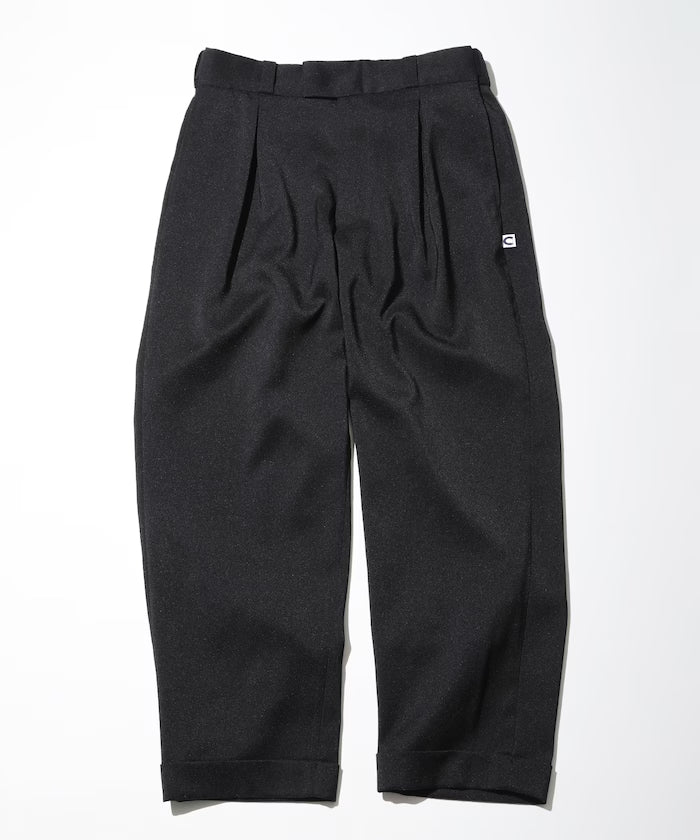 CAHLUMN  TC Twill 1 Tuck Pants / TC斜紋單摺長褲