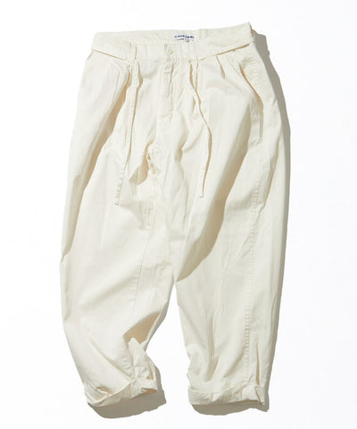 CAHLUMN Extra Long Staple Organic Cotton 2 Tuck Chino Pant / 超長纖維有機棉 2褶錐形寬版斜紋褲