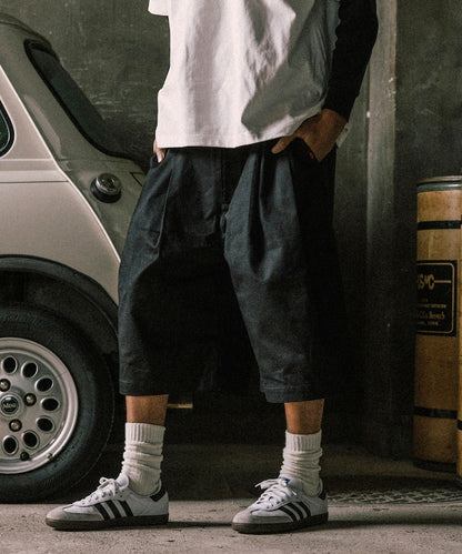 RED KAP × FREAK’S STORE  別注 2TUCK BAGGY WIDE TWILL SHORTS PANTS / 雙褶寬版斜紋短褲