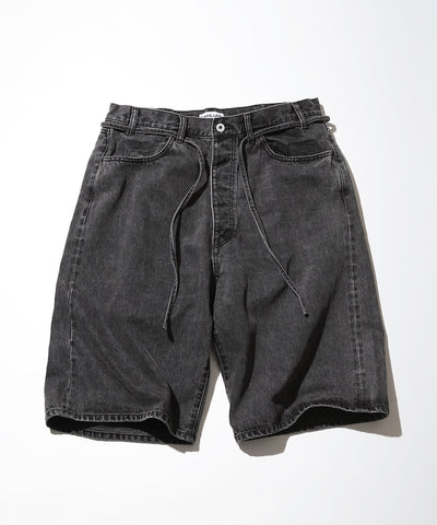 CAHLUMN Selvedge Denim Baggy Shorts / 13.2oz 日本織製 藍耳水洗丹寧短褲｜