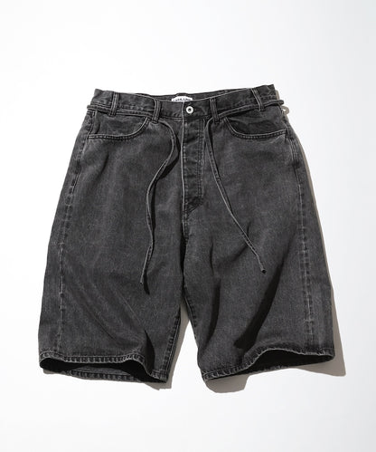 CAHLUMN Selvedge Denim Baggy Shorts / 13.2oz 日本織製 藍耳水洗丹寧短褲｜
