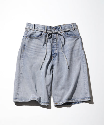 CAHLUMN Selvedge Denim Baggy Shorts / 13.2oz 日本織製 藍耳水洗丹寧短褲｜