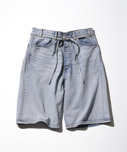 CAHLUMN Selvedge Denim Baggy Shorts / 13.2oz 日本織製 藍耳水洗丹寧短褲｜