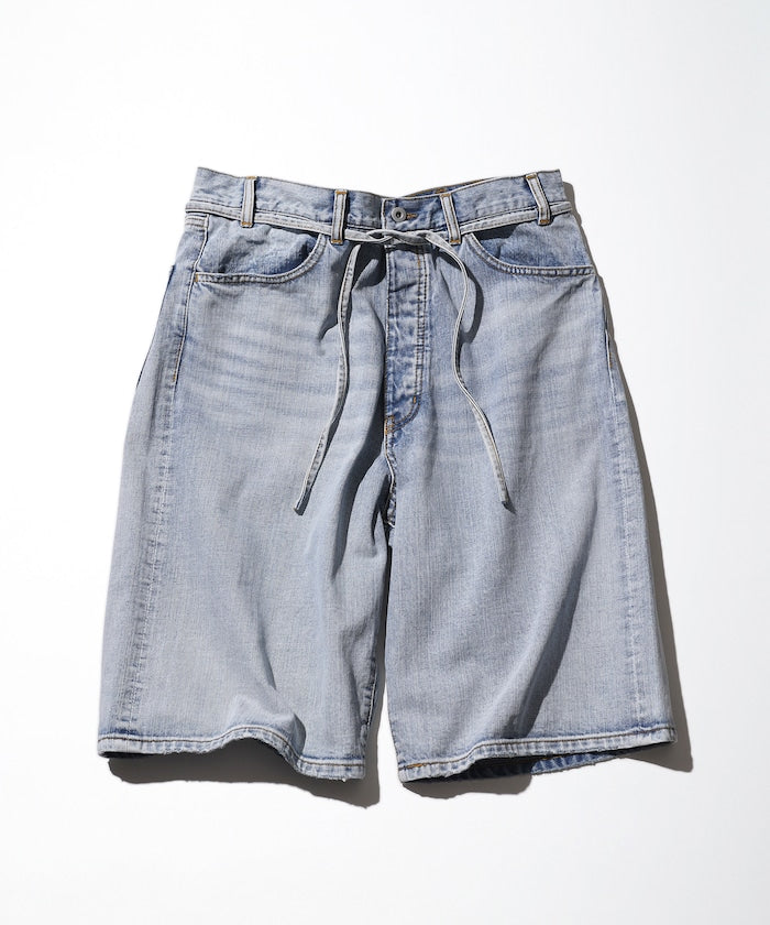CAHLUMN Selvedge Denim Baggy Shorts / 13.2oz 日本織製 藍耳水洗丹寧短褲｜