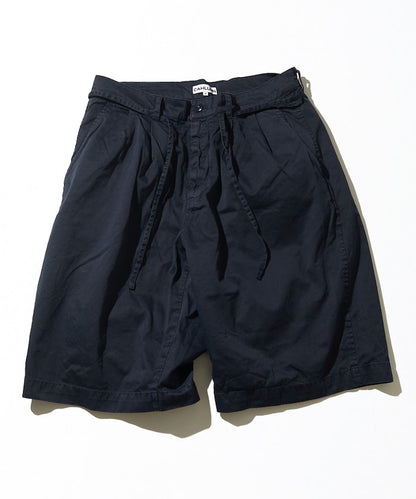 CAHLUMN Extra Long Staple Organic Cotton 2 Tuck Chino Shorts / 有機棉雙褶寬版短褲