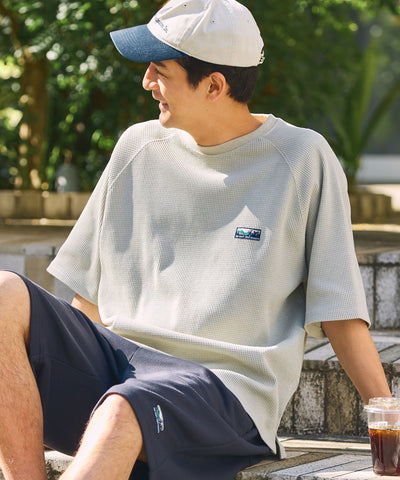 THE CRAFT CREW PRODUCTS / 機能抗菌 UV防護  重磅 華夫格 短袖T恤