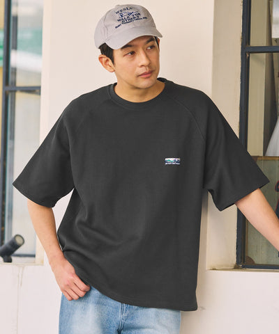THE CRAFT CREW PRODUCTS / 機能抗菌 UV防護  重磅 華夫格 短袖T恤