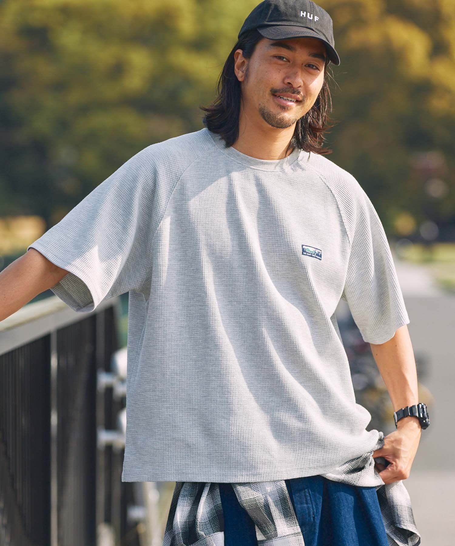 THE CRAFT CREW PRODUCTS / 機能抗菌 UV防護  重磅 華夫格 短袖T恤