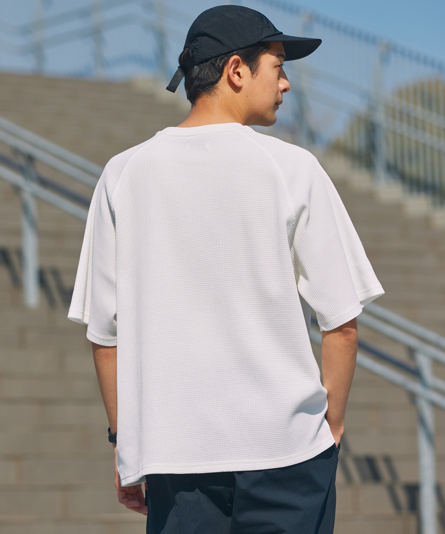 THE CRAFT CREW PRODUCTS / 機能抗菌 UV防護  重磅 華夫格 短袖T恤