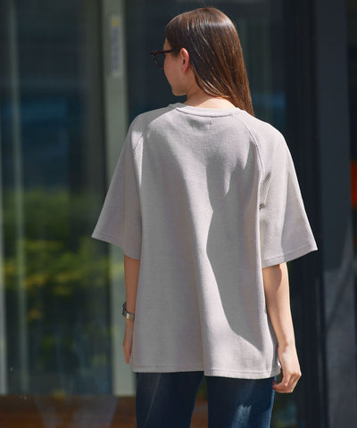 THE CRAFT CREW PRODUCTS / 機能抗菌 UV防護  重磅 華夫格 短袖T恤